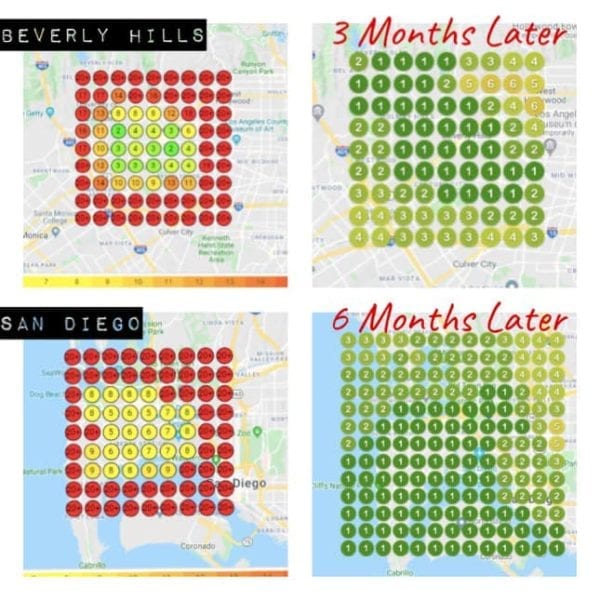 GMB tracking ranking results GEOgrid SEO