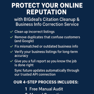 Business Listing and Citation Cleanup
